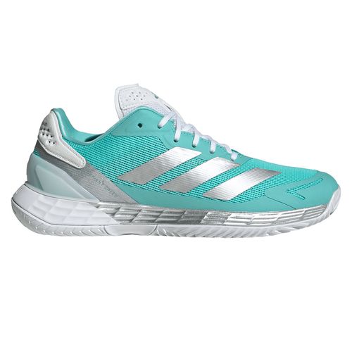 adidas Defiant Speed 2 Womens Tennis Shoe Aqua/Silver Metallic/Mint JP9738
image