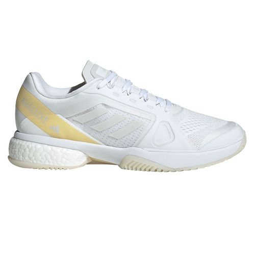 adidas Avalux Womens Tennis Shoe White/Zero Metallic/Orange Tint JQ7080
image