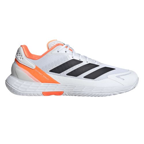 adidas Defiant Speed 2 Mens Tennis Shoe White/Core Black/Lucid Orange JR1745
image