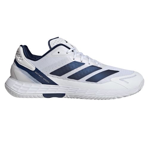 adidas Defiant Speed 2 Mens Tennis Shoe White/Dark Blue/Core Black JR1746image