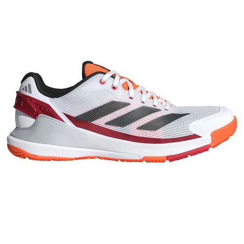 adidas Crazy Quick LS Mens Padel Shoe White/Core Black/Lucid Orange JR4647image