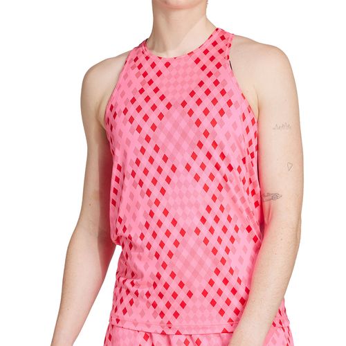 adidas Club Graphic Tank Top Womens Lucid Pink/Better Scarlet JY5131
image