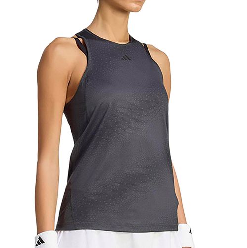 adidas Club Graphic Tank Top Womens Black JZ4915image