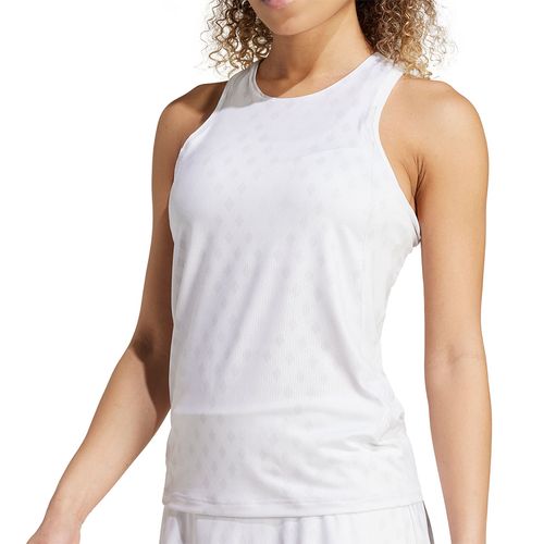 adidas Club Graphic Tank Top Womens White/Dash Grey KB8354image