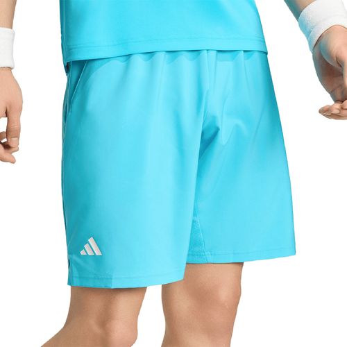 adidas Club 7 inch 3 Stripe Short Mens Signal Cyan KB9745image