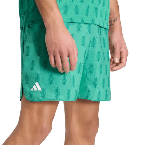 adidas Club Graphic 7 inch Short Mens Semi Court Green/Collegiate Green KD1753image
