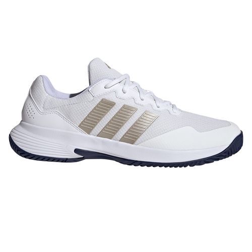 adidas Game Court 2 Mens Tennis Shoe White/Cyber Metallic/Dark Blue KI0782image