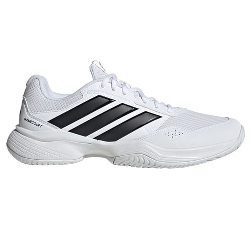 adidas Gamecourt 3 Mens Tennis Shoe White/Core Black/Core Black KI3595image