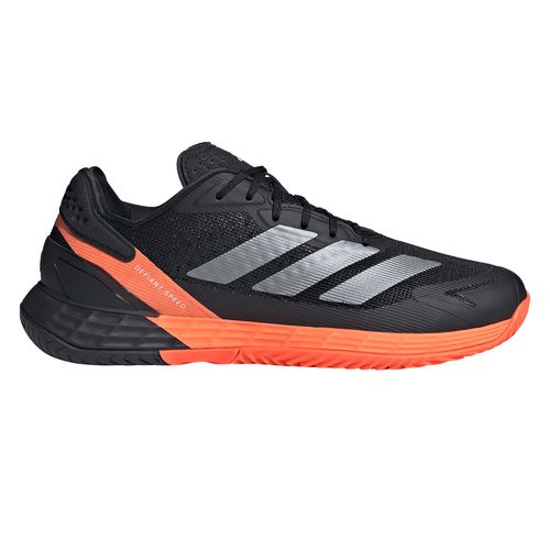 adidas Defiant Speed 2 Mens Tennis Shoe Black/Core Black/Lucid Orange KI5999
image