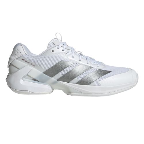 adidas Ubersonic 5 Mens Tennis Shoe White/Tech Grey/Maroon KK4409image