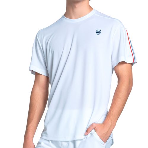 K Swiss Artemis Short Sleeve Crew Mens White KMT69 37A888
image