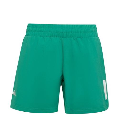 adidas Club 3 Stripe Boys Short Semi Court Green KQ7995image