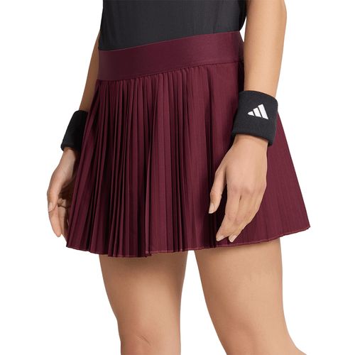 adidas Club Pleated Skirt Womens Maroon KQ8266image