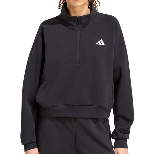 adidas 1/2 Zip Jacket Womens Black KS3210image
