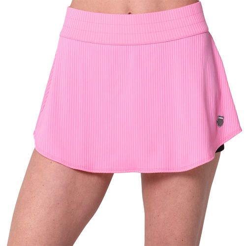 K Swiss Fall Motion Skirt - Techno Pink | Midwest Racquet Sports K Swiss Fall Motion Skirt - Techno Pink | Midwest Racquet Sports