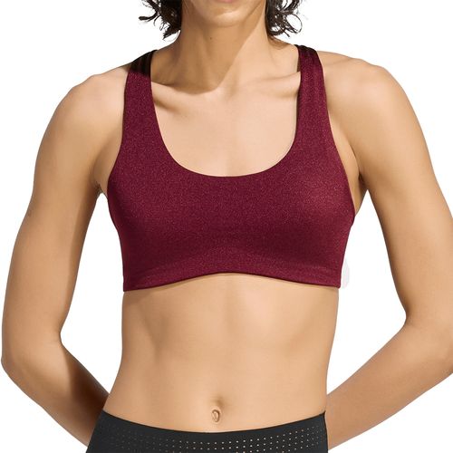 adidas Optime Tennis Medium Support Bra Womens Maroon KY8253image