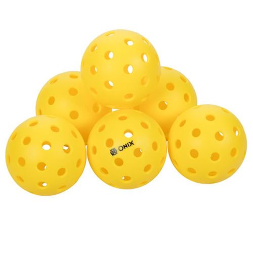 Onix Pure 2 Outdoor 6 Pack Pickleballs - Yellow
image