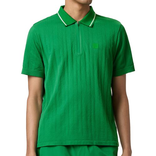Fila Challenger Cable Knit Polo Mens Green LM43E984 300
image
