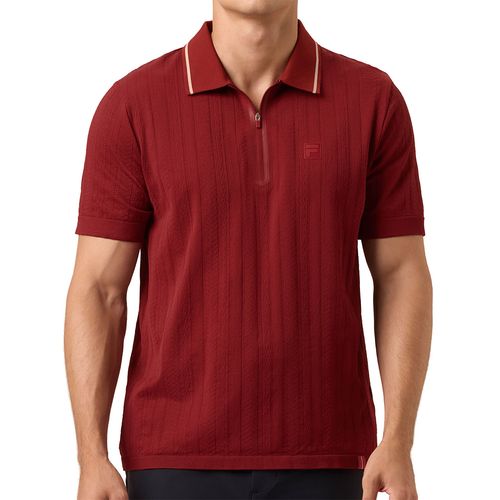 Fila Challenger Cable Knit Polo Mens Syrah LM43E984 600
image