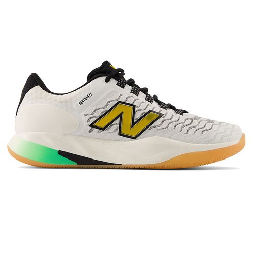 New Balance Fresh Foam X CT-Rally Mens Tennis Shoe D Width White/Black/Metallic Gold MCHRALL2 D
image