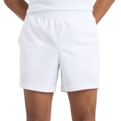 New Balance Tournament Seersucker Short Mens White MS51402 WT
image