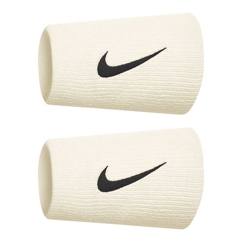 Nike Tennis Premier Doublewide Wristbands Sail/Black N0002466 110OSimage