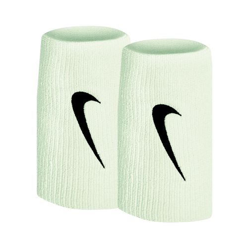 Nike Tennis Premier Doublewide Wristbands - Barely Green/Blackimage