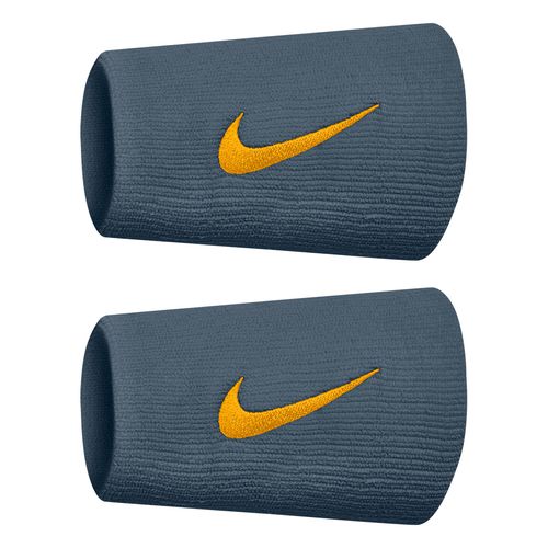 Nike Tennis Premier Doublewide Wristbands New Slate/Laser Orange N0002466 433OSimage