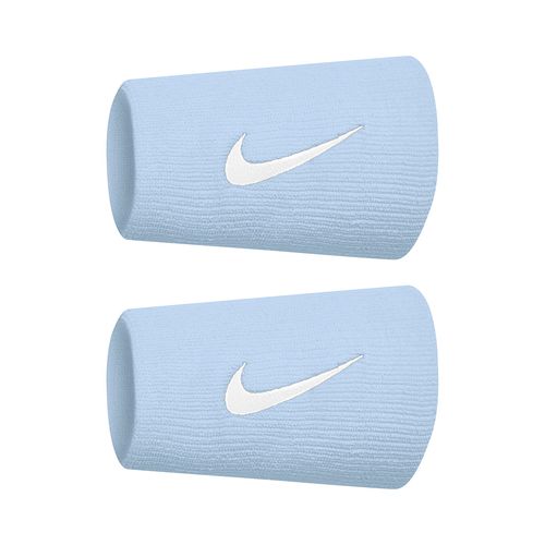 Nike Tennis Premier Doublewide Wristband 2pk Hydrogen Blue/White N0002466 455OSimage