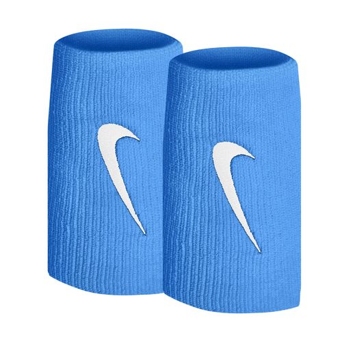 Nike Tennis Premier Doublewide Wristbands - Lite Blue/Whiteimage