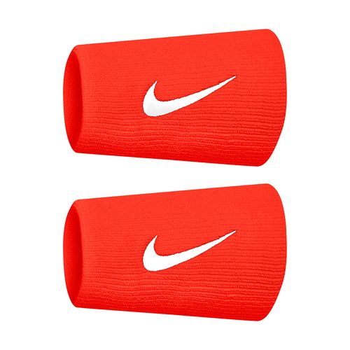 Nike Tennis Premier Doublewide Wristband 2pk Chile Red/White N0002466 655OSimage