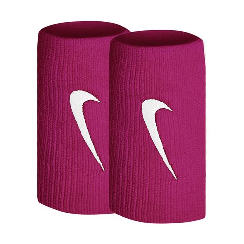 Nike Tennis Premier Doublewide Wristbands Bright Crimson/Burgundy Ash N0002466 668OSûimage