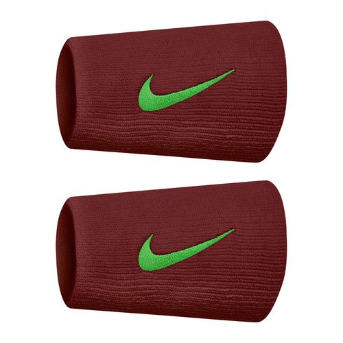 Nike Tennis Premier Doublewide Wristbands Team Red/Green Spark N0002466 696OSimage