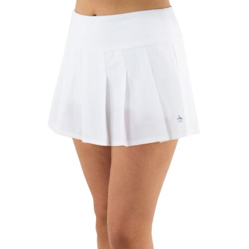 Penguin 13 inch Pleated Skirt Womens Bright White O1BSF011 118image
