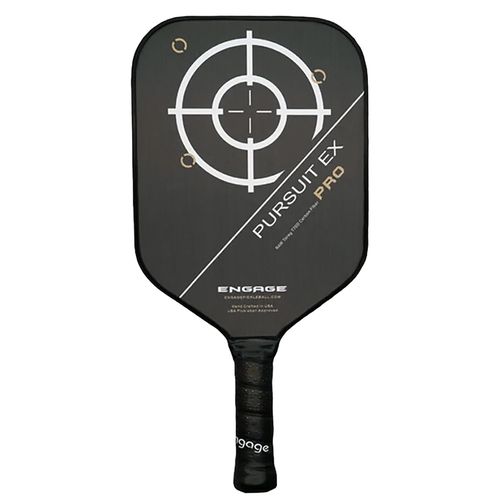 Engage Pursuit Pro EX Raw Carbon Fiber Pickleball Paddle Black/Gold OEX GRE 001image