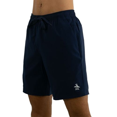 Penguin Solid Tennis Short Mens Black Iris OGBSC0F5 417
image