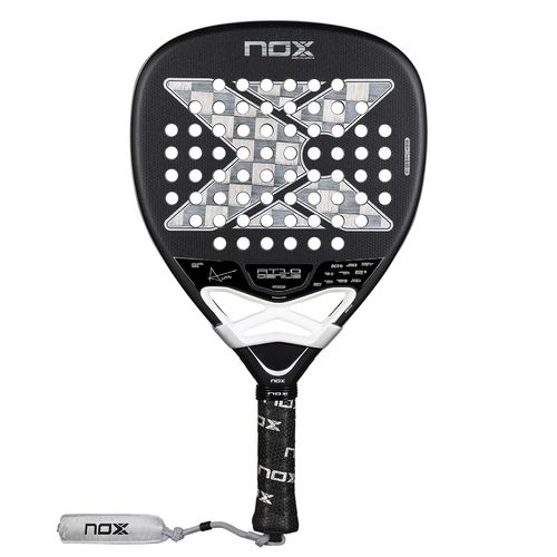 Nox AT10 Genius Attack 18K Alum Padel Racket Black/Grey PAT10GAT1826image