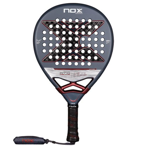 Nox AT10 Genius 12K Padel Racket Steel Grey PAT10GENIUS25image