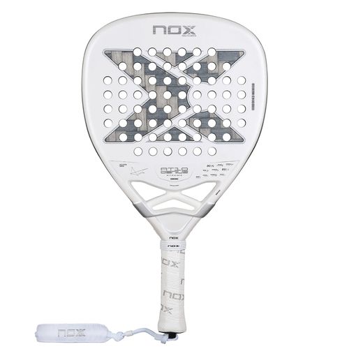 Nox AT10 Genius Attack Xtreme 12K Alum Padel Racket White/Black PATGATX1226image