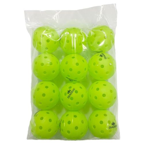 Diadem Outdoor Training Yellow Pickleball 12 Packimage