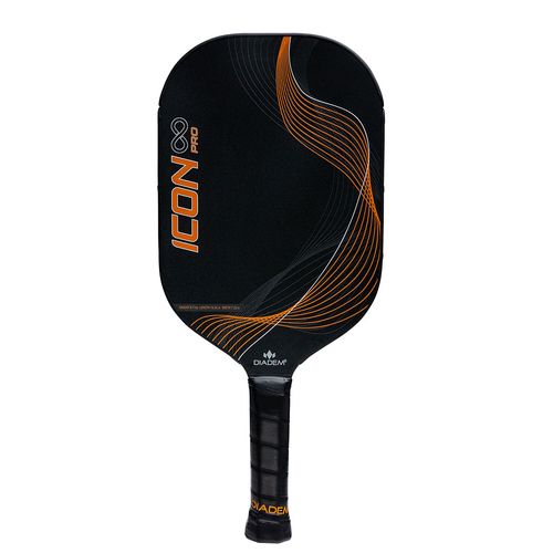 Diadem Icon Infiinity Pro Pickleball Paddle Inferno Black/Orange PB PB ICONIP INFimage