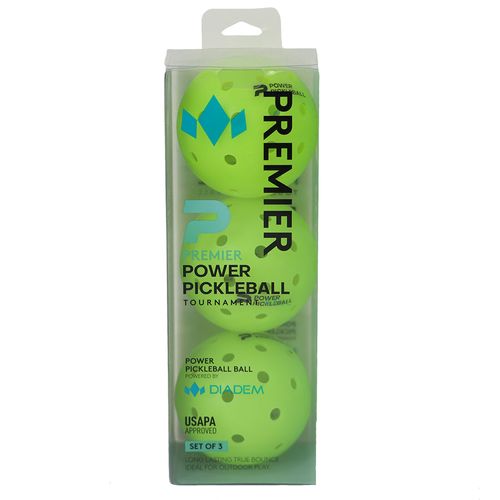 Diadem Premier Power Ball 3 Pack Pickleball - Greenimage