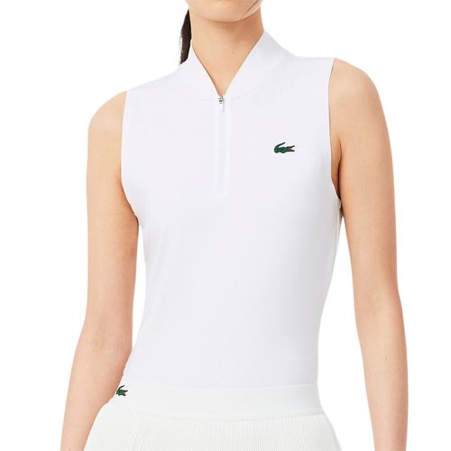 Lacoste On Court Tank Top Womens White PF0202 001ûimage
