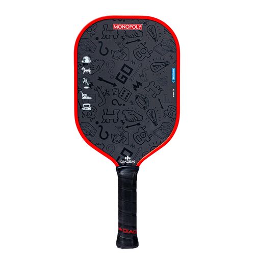 Diadem Edge BluCore X Monopoly Pro 14mm Pickleball Paddle Black/Red PP20038image