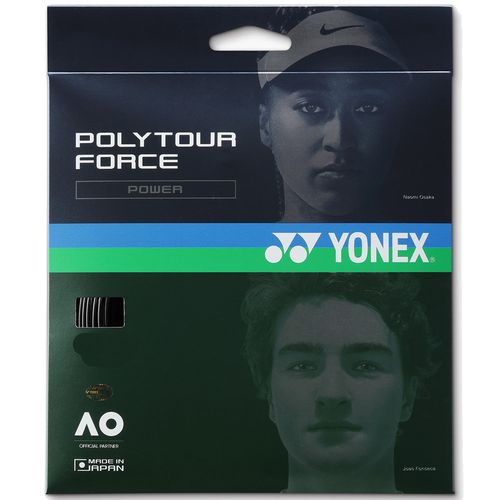 Yonex PolyTour Force 17G (1.20mm) Tennis String Black PTGFO120BKimage