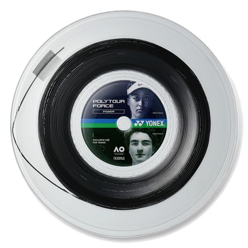 Yonex PolyTour Force 16L (1.25mm) Tennis String REEL (660) Black PTGFO125 2BKimage
