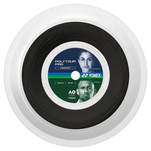 Yonex Poly Tour Pro 16g (1.30mm) REEL Tennis String Graphite PTGP130-2GT
image