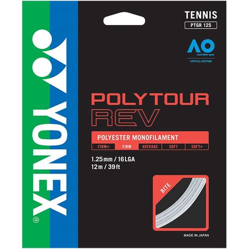 Yonex Poly Tour Rev 125 16L Tennis String - Whiteimage