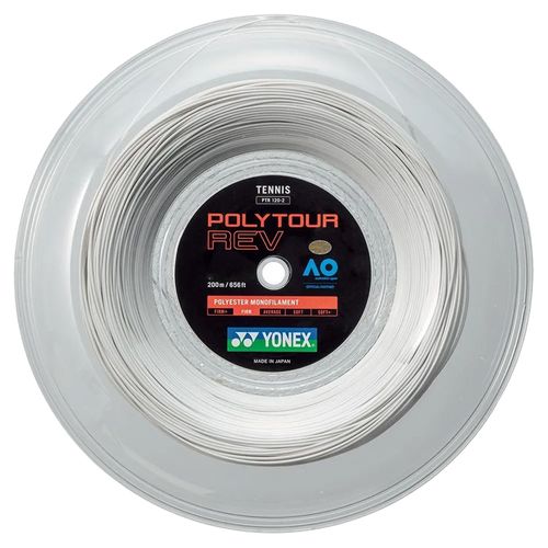 Yonex Poly Tour Rev 130 16G White Tennis String REELimage