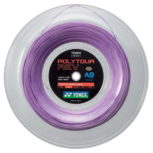 Yonex Poly Tour Rev 120 17 Purple Tennis String REELimage